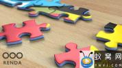 AE模板-三维拼图Logo动画 Jigsaw Puzzle Logo Reveal