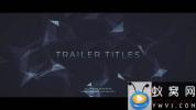 AE模板-Plexus背景文字宣传片头 Trailer Titles