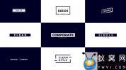 AE模板-商务文字标题动画 Corporate Titles
