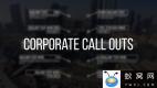 AE模板-商务企业风格呼叫指示线动画 Corporate Call Outs