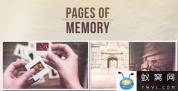 AE模板-复古回忆照片相册片头 Slideshow – Pages of Memory