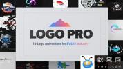 AE模板-16组创意Logo动画 Logo Pro Logo Animation Pack