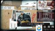 AE模板-犯罪线索记录视频片头 Crime Case
