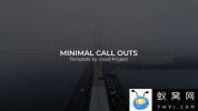 AE模板-现代简洁指示线动画 Minimal Call Outs