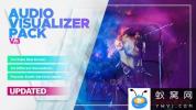 AE模板-音乐可视化播放器专辑封面动画 Audio visualizer pack V3