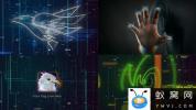 AE模板-科技感指纹扫描Logo动画 Scan Fingerprint Biometrics Logo Reveal