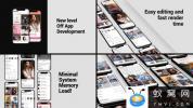 AE模板-iPhone手机APP展示动画片头 Minimalistic App Promo