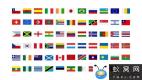 AE模板-旗帜国旗飘动图标动画 250+ Country Flags Icons