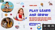 AE模板-卡通儿童包装实拍展示动画 Kids Promo Kindergarten Slideshow