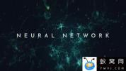 AE模板-科幻粒子背景文字宣传片头 Neural Network Titles