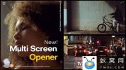 AE模板-画面分屏视频展示片头 Multi Screen Opener