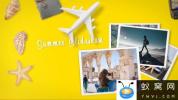 AE模板-清新旅游照片相册包装片头 Summer Travel Slideshow