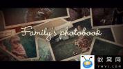 AE模板-家庭回忆照片相册片头 Family’s Photo Book