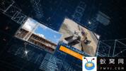 AE模板-科技感建筑工地图片宣传包装片头 Tech Construction Slidesh