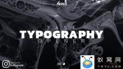 AE模板-快闪文字视频图片宣传片头 Fast Typography Opener