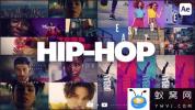 AE模板-嘻哈动感视频包装片头 Hip-Hop Slideshow
