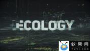 AE模板-科技感工业经济线条元素动画片头 Ecology Industrial Traile